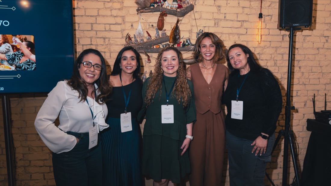 Women attending the Scandinavian Dinner